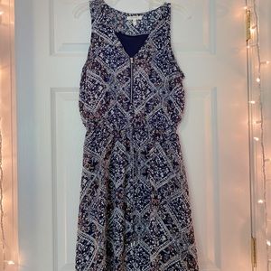 Maurices floral blue dress size xs